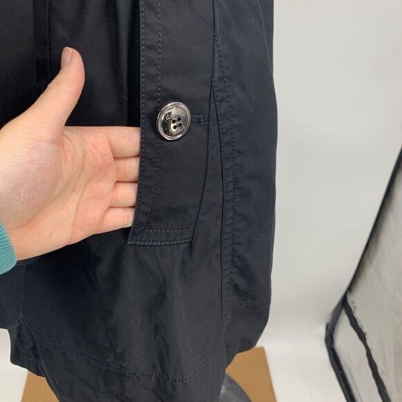 Scofield British Heritage Coat Women S Small Black Plaid Lined Belted Schoolgirl - Picture 5 of 16